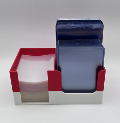 Toploader, Semi Rigid, Penny Sleeve Dispenser - TCG  & Sports Cards Care Red/Wht