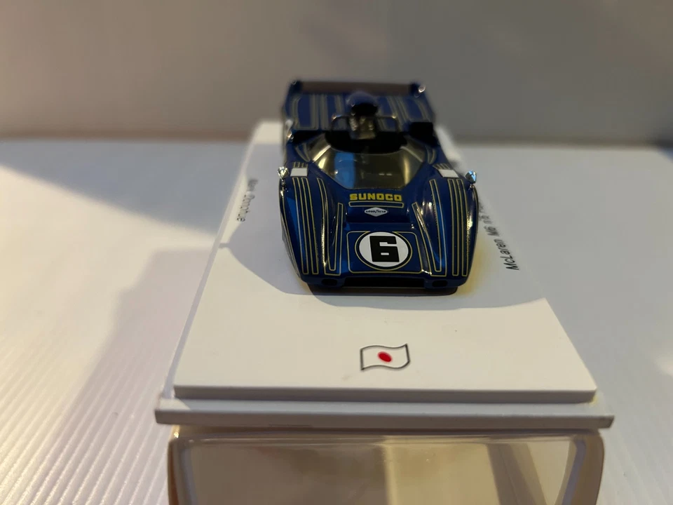 SPARK SJ018 McLaren M6 #6 Pole position Fuji 1968 Mark Donohue 1/43 Voiture - Photo 3/4