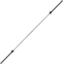 Fitvids 2 Inch Olympic Barbell Bar, 5/6/7 Feet Bar with Collar for Home Gym Stre