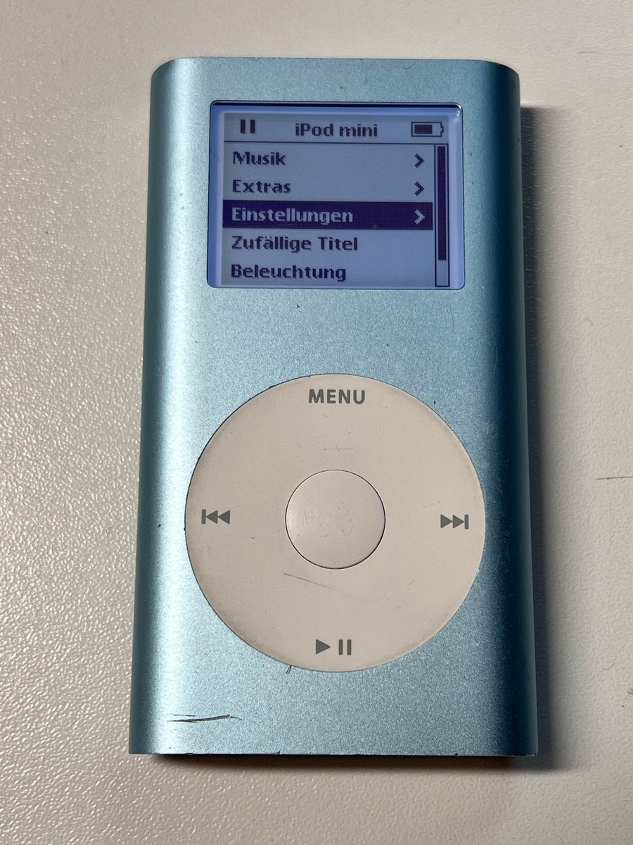 Apple iPod mini 1. Generation 1g blau (128 GB) 4GB A1051 Flash