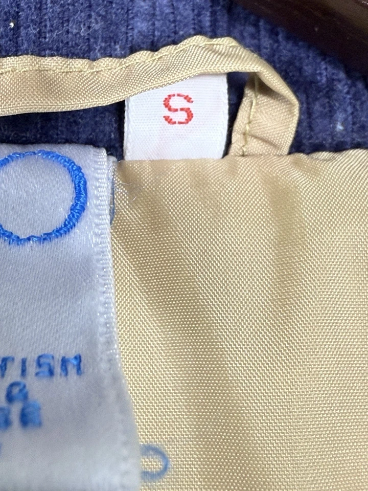 Vtg 80s OP Ocean Pacific Corduroy Puffer Vest-Small Beach Surf Skate Reversible - Image 3 of 4