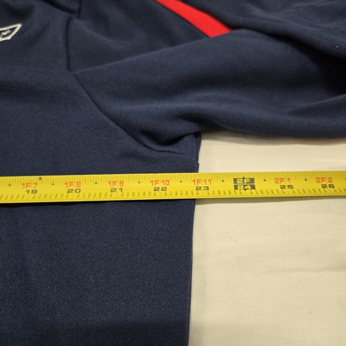 EUC Herren LARGE Nike USA Hockey Trainingsjacke marineblau durchgehender Reißverschluss gesticktes Logo - Bild 14 von 16