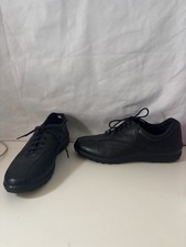 Hotter Black Leather Shoes Size 7.5