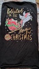 Simply Southern Size Womens Medium Christmas Santa Unicorn Shirt Long Sleeves