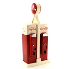 Coca Cola Salt & Pepper Shaker Set Classic Soda Vending Machines Metal Vintage