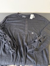 Express For Men Dark Grey Henley XL New With Tags