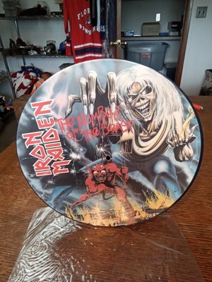 Iron Maiden Number of the Beast Vinyl Picture Disc 1982 EMI Records Emcp3400