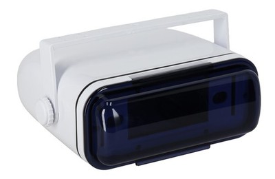 Rockville RMH200W Single DIN Marine Radio Waterproof Gimbal Housing White