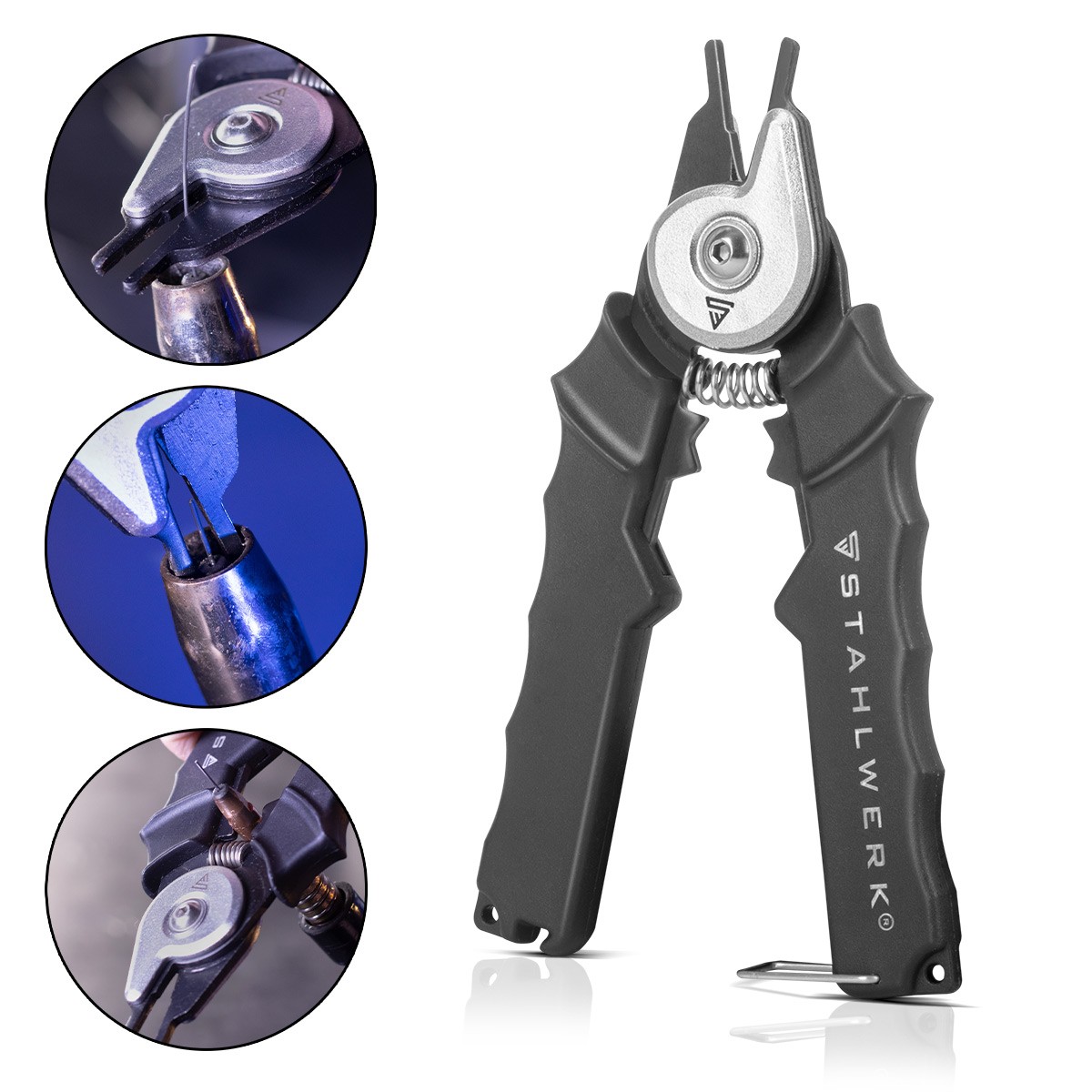 STAHLWERK MIG MAG nozzle pliers 15-18 mm 4 in 1 special pliers Welding pliers