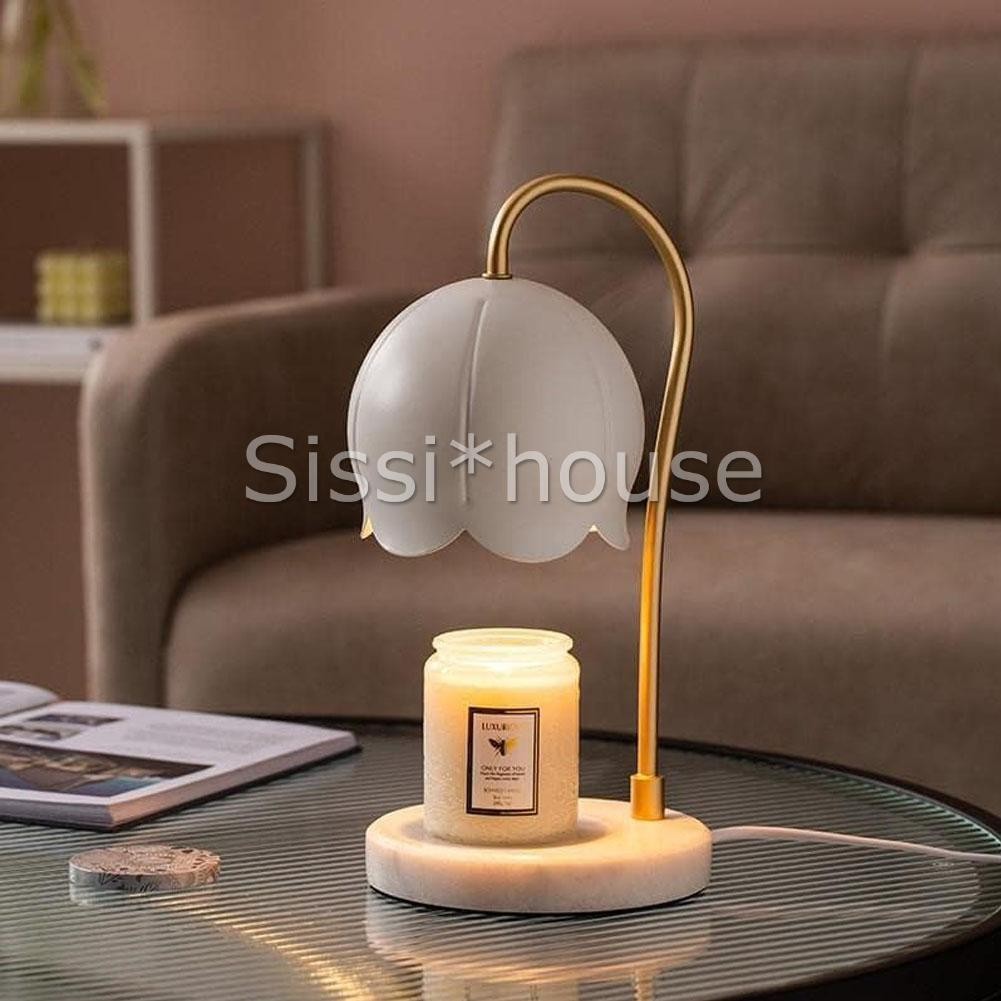 Dimmable Electric Candle Warmer Lamp Melting Wax Light with 2x 50W GU10 Bulb — image 4