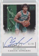 2019 Panini Impeccable Rookie Signatures 62/99 Carsen Edwards #IR-CEW Auto 6fs