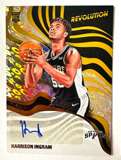2024-25 Panini Revolution Harrison Ingram AUTO RC Spurs Rookie!