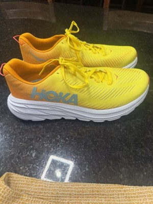 Hoka One One Rincon 3 Running Shoes Mens Sz 9 Illuminating Radiant Yellow