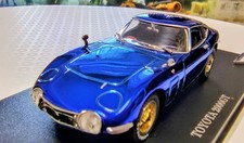Kyosho Toyota 2000GT 1/43 Blue Chrome Collectables 17+