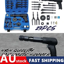 23pcs Air Hammer Kit Vibration Impact Chisel Pneumatic Hammer Tool Set with Case