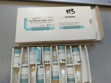 MSD ISotopes 99.96% Deuterium Oxide 9 X .8 ml snap top glass vials