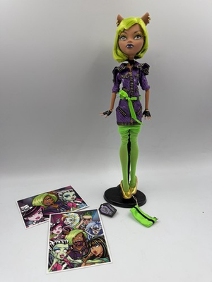 #ad #ad Monster High Dawn of the Dance Clawdeen Wolf amp; Accessories Stand COMPLETE $90.00
