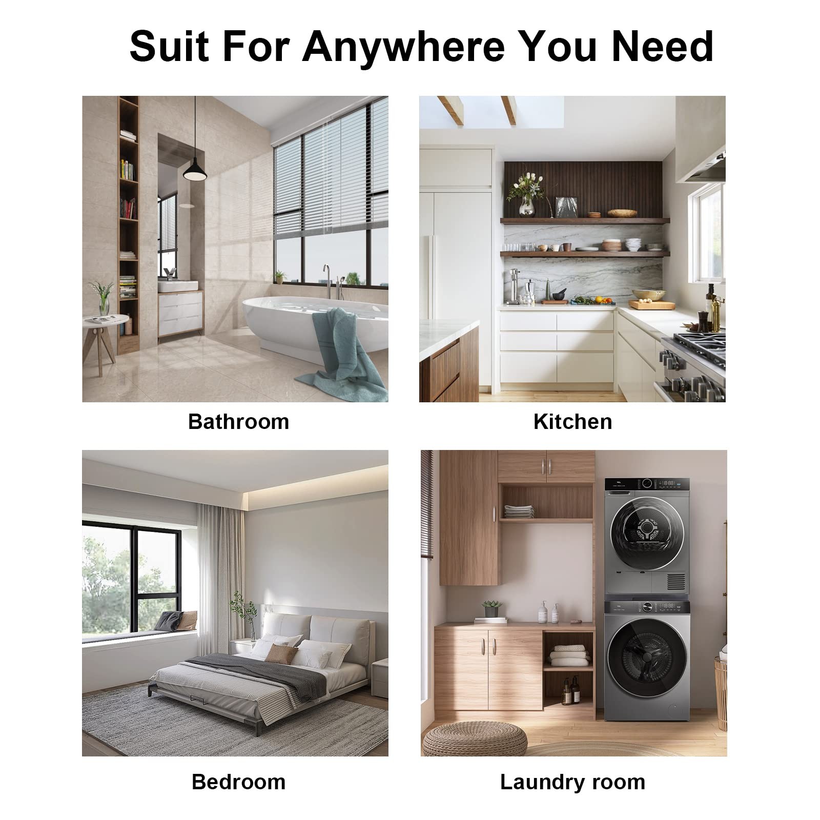 Stainless Steel Bathroom Shelf 15.75 InchBathroom Shower Shelf Bath Kitchen S...