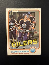 1981-82 OPC ?? RC GLENN ANDERSON ROOKIE CARD#108 EDMONTON OILERS HOF !VG-VGEX!. rookie card picture