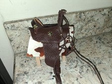 Johnny west Marx Handmade saddle set stars saddle pad