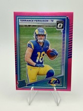 2025 Panini Donruss - Rated Rookie Terrance Ferguson Optic Preview Pink Prizm