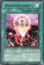 YuGiOh Einer für einen DP09-DE018 Rare Excellent unl.