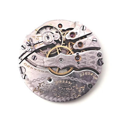 Hampden Diadem Canton Taschenuhrwerk 1907, 3/0s 27,93mm 15j Teile (133)