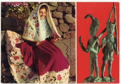 OSILO - SASSARI - SARDINIAN COSTUMES -22489-