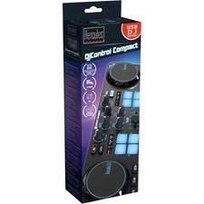 Hercules DJControl Compact – Contrôleur DJ USB 2 Decks + Jog Wheels