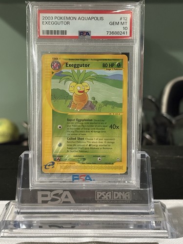 Exeggutor graded PSA 10 for sale on eBay