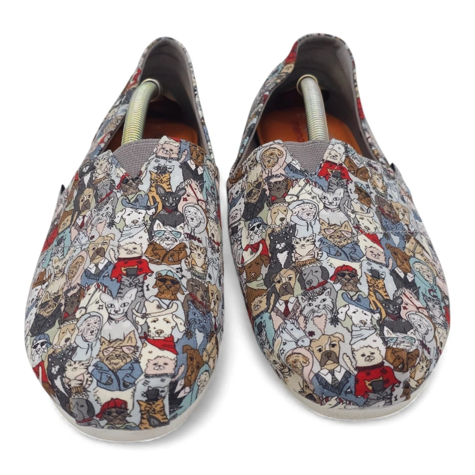 Zapatos sin cordones BOBS para perros Skechers espuma viscoelástica gato perro estampado para mujer talla 9,5 Foto 4 de 4