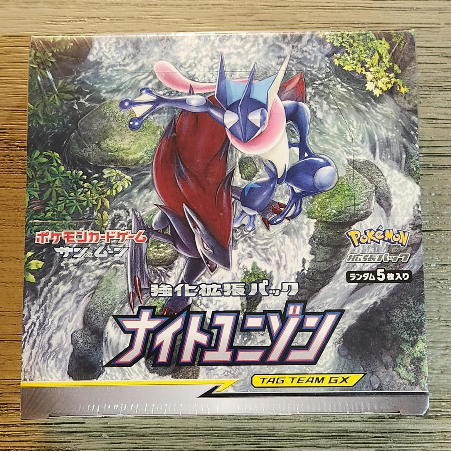 Pokemon Night Unison Tag Team GX SM9a Booster Box Japanese New Factory Sealed