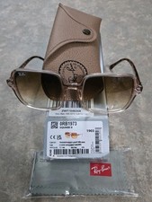 RAY-BAN RB1973 Sunglasses Transparent Light Brown Clear Brown RB 1973 128151
