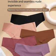 Seamless Breathable Underwear for Women Quick Dry Ice Silk for Everyday Wear