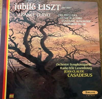 FRANCE CLIDAT - JEAN-CLAUDE CASADESUS / LISZT jubilé  / FORLANE
