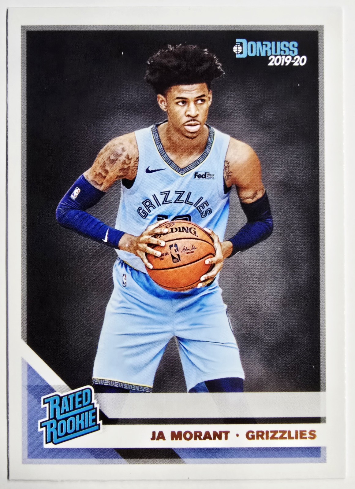 2019-20 Panini Donruss Ja Morant #202 Rated Rookie Memphis Grizzlies ⚪️✨️