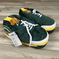 NEW Green Bay Packers Adult Plush Sneaker Size XL Slipper Shoe Football Fan