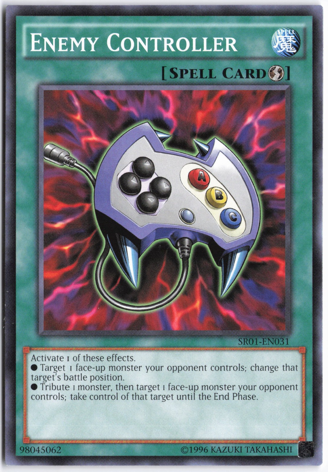 Yugioh - Enemy Controller SR01-EN031 Unlimited - Structure Deck: Emperor of Dark