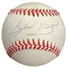 Gaylord Perry Autographed Official National League Baseball PSA Giants Yankees