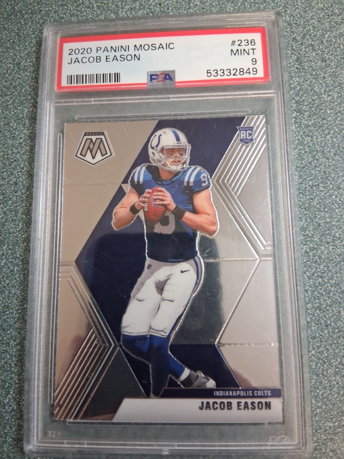 2020 Panini Mosaic - Rookies Jacob Eason #236 (RC)