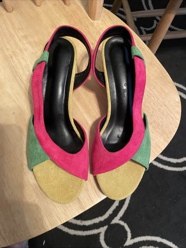 No Name Color Block Chucky Heel. Size 7 Women Shoes - Picture 21 of 24