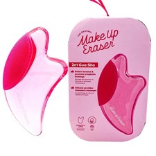 MakeUp Eraser 2-in-1 Gua Sha in Pink