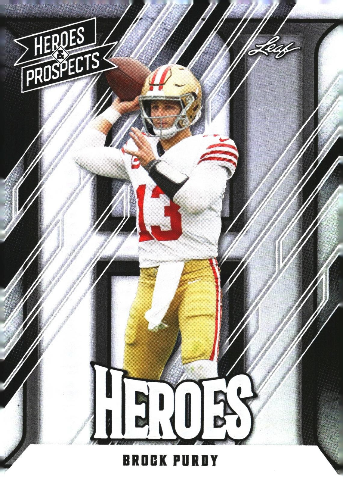 2024 Leaf Heroes & Prospects Brock Purdy #172 Silver 137/199