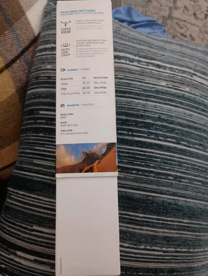 GoPro HERO Model HWBL1 waterproof to 40 Meters NEW Sealed in the Box BLACK  - Image 3 of 4