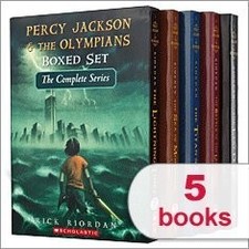 Percy Jackson  The Olympians Boxed Set The Complete Series 1-5: The Last Ol...