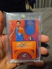 Jalen Brunson Auto Jersey /99 2018-19 Panini Donruss RMS Dallas Mavericks
