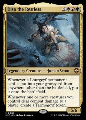 Disa the Restless   Jund Lhurgoyf Graveyard Recursion Commander Deck