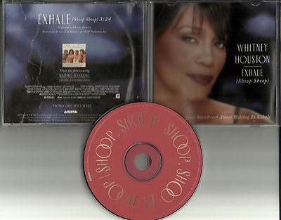 WHITNEY HOUSTON Exhale Shoop Shoop ASCD 2885 PROMO Radio DJ CD Single 1995