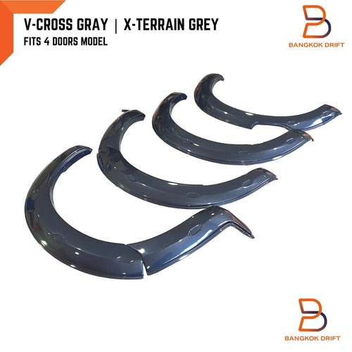 X-TERRAIN GRAY GREY FENDER FLARES ARCH FOR ISUZU D-MAX DMAX 20-23 4DOOR DUAL CAB - Picture 4 of 9
