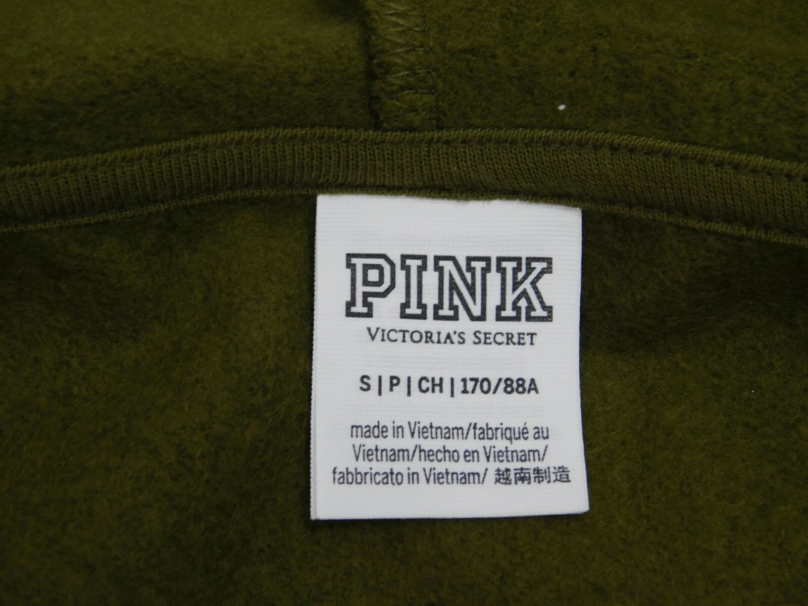 victoria-secret-vs pink embroidered hoodie